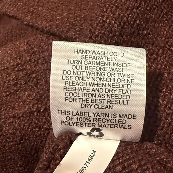 Pink Rose Decadent Chocolate Shirt Style Button Up Cardigan Sweater NEW - Picture 16 of 16